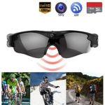 Gogloo Camera Glasses Hands Free Action Camera Full HD 720P/1080P Tiltable 8MP Sony Camera with Polarized Lens Blue Light Blocking Glasses Great Outdoor Sports Camera Wearable Camera Video Camera