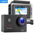 ?Upgraded?Victure Action Camera 1080P Full HD 12MP 30m Underwater Diving Camera 2 Inch LCD Screen 170° Wide-angle Sports Cam with 26 Mounting Accessories