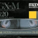 Maxell HGX-M 120 min 8mm High Grade Videocassette