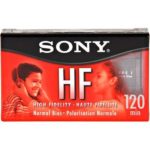 Sony C120HFR 120 Minute Normal Bias Cassette Tape 10 Pack
