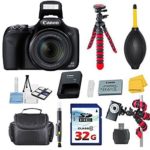 Canon Powershot SX530 HS 16.0 MP Digital Camera with 50x Optical Zoom and 1080p Full HD Video Bundle with Commander 32GB High Speed Memory Card + Card Reader + Deluxe Case + Commander Starter Kit