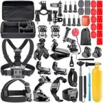 Neewer ALL-In-1 Action Camera Accessory Kit for GoPro Hero Session/5 Hero 1 2 3 3+ 4 5 6 SJ4000 5000 6000 DBPOWER AKASO VicTsing APEMAN WiMiUS Rollei QUMOX Lightdow Campark and Sony Sports DV and More