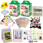 Fujifilm instax mini 8 & mini 9 Camera Accessory KIT includes – Fuji Instant Film 40 SHEETS + Premium Over 60 PCS bundle for fujifilm instax mini 8 & mini 9 Films