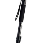 SLIK Lighty Pod III 5-Section Monopod with Mini Ballhead – Supports 6.6 lbs (3 kg), Black (618-719)