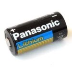 Panasonic CR123A Lithium 3V Photo Lithium Batteries, 0.67″ Dia x 1.36″ H (17.0 mm x 34.5 mm), black, Gold, Blue (Pack of 10)