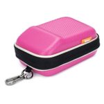 Pink Hard Shock Resistant Resistant Compact Digital Camera Case For CANON PowerShot SX730 SX720 SX620 HS G9 X Nikon COOLPIX W100 Panasonic Lumix DMC TZ80 TZ70 SONY Cyber-Shot HX90 OLYMPUS TOUGH TG-5