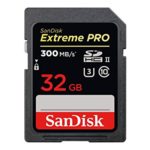 Sandisk Extreme Pro – Flash memory Card – 32 GB – SDHC UHS-II – Black