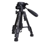 Mini Tripod – Camopro Portable Desktop Mini Tabletop Tripod for SLR DSLR Camera iPhones Smartphones Spotting Scope Binoculars and Camcorder with 3-Way Head, Quick Release Plate and Carrying Bag