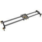 Neewer 39.4 inches/100 centimeters Carbon Fiber Camera Track Slider Video Stabilizer Rail with 6 Bearings for DSLR Camera DV Video Camcorder Film Photography, Load up to 17.5 pounds/8 kilograms
