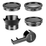 Neewer Filter & Accessory Kit for DJI Phantom 3 4K, Advanced, Professional and Standard: UV Filter + CPL Filter + ND2-400 Filter + Rose Petal Lens Hood + Lens Cap Protector