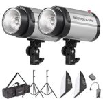 Neewer 600W Photo Studio Monolight Strobe Flash Light Softbox Lighting Kit with Carrying Bag for Video Shooting,Location and Portrait Photography(300DI)