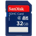 SanDisk 32GB Class 4 SDHC Flash Memory Card – Retail Package