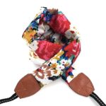 LIFEMATE Camera Strap,DSLR Camera Strap Universal Neck Strap ,Fabric Of Bohemia Floral Scarf Camera Strap For Women (ethnic flower1)