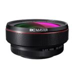 BC Master iPhone Camera Lens kit Pro 58mm, 0.45x 110° wide-angle lens + 15x macro lens,Aluminum alloy, for iPhone, Android, Samsung Mobile Phones and Tablets