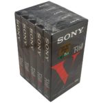 Sony T-160 8 Hours in EP Mode Blank Video Cassette – 5-Pack