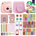 MiniMate Instax Mini 8 Camera with 40 Instax Film and Accessory Bundle, Pink