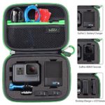 Carrying Case for GoPro Hero 6,5, 4, Black, Silver, 3+, 3 and Accessories,HSU Protective Security Bag, Storage Solution for Adventurers-UPGRADED INTERIOR FOAM