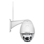 Foscam Outdoor PTZ (4x Optical Zoom) HD 1080P WiFi Security Camera – Pan Tilt Wireless IP Camera with Night Vision up to 196ft, IP66 Weatherproof Shell, WDR, Motion Alerts, and More (FI9928P)