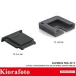 Kiorafoto Camera Hot Shoe Cover Cap & MI Shoe Protector for Sony A7RII A7SII A99II A77II A6500 A6300 A6000 RX10II RX100II as FA-SHC1M and Sony Flashes HVL-F60M HVL-F20M Microphones ECM-XYST1M ECM-W1M