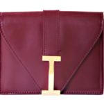 Isaac Mizrahi Padded “I” Clutch Camera Clutch in Genuine Leather for Point and Shoot Cameras, Smartphones and Personal Items