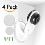 (Pack of 4) Aboom Yi Home Camera Wall Mount, Customized Stand Bracket for YI 1080p/720p Home Camera ?Designed for USA (NOT INCLUDED CAMERA)