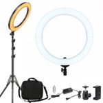 LED Ring Light With Stand ZOMEI 18 Inch 58W Dimmable Photography Lights Youtube lighting Makeup Lighting Professional Studio Photo Shoot Light For Camera Smartphone iPad, etc