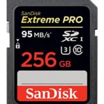 SanDisk Extreme PRO 256GB up to 95MB/s UHS-I/U3 SDXC Flash Memory Card – SDSDXPA-256G-G46