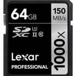 Lexar Professional 64GB 1000x Speed SDHC UHS-II Memory Card