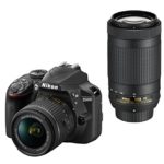 Nikon digital single-lens reflex (SLR) camera D3400 double zoom kit black D3400WZBK(Japan Import-No Warranty)