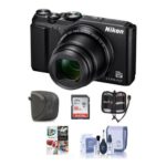 Nikon Coolpix A900 Digital Point & Shoot Camera Black – Bundle With 16GB SDHC Card, Camera Case, Cleaning Kit, Card Case, Software Package