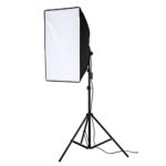 Lightdow 200W Photographic Equipment 20×28″ Softbox Continuous Output Lighting Photo Studio Soft Light Bundle(Model Number: LD-TZ005)