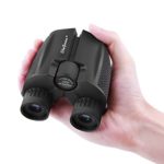 SkyGenius 10X25 Small Compact Lightweight Binoculars With Clear Vision, Easy focus, Super Grip. Durable Binoculars For Adults Kids Bird Watching, Safari, Hiking, Travel, Concerts, Opera, Sport Games