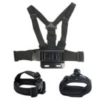 Gopro Accessories Head strap Chest strap Hand band mount kit for gopro Hero 6/5/Session/4/3/2/HD Original Black Silver Cameras