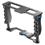 Neewer Aluminum Alloy Film Movie Making Camera Video Cage for DSLR Cameras Such as Canon 5D mark II III 700D 650D 600D;Nikon D7200 D7100 D7000 D5200 D5100 D5000 Pentax Sony A7,A7II,A7R,A7S Olympus