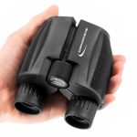 Aurosports 10×25 Folding High Powered Binoculars With Weak Light Night Vision Clear Bird Watching Great for Outdoor Sports Games and Concerts