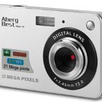 Aberg Best 21 Mega Pixels 2.7″ LCD Rechargeable HD Digital Camera,Video camera Digital Students cameras,Indoor Outdoor for Adult/Seniors/Kids (Silver)