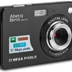 Aberg Best 21 Mega Pixels 2.7″ LCD Rechargeable HD Digital Camera,Video camera Digital Students cameras,Indoor Outdoor for Adult/Seniors/Kids (Black)
