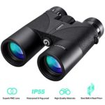 12×42 Binoculars for Adults, Cinbos Panther Professional Binoculars Compact for Bird Watching/Outdoor Sports, Waterproof Fog-proof HD Optics Telescope BAK4 Prism FMC Lens with Carrying Bag