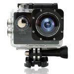 MEEKU F60 Action Camera 1080P WiFi Waterproof Sports Cam 140° Ultra Wide-Angle Len LT4247