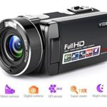 Camcorder Digital Camera Full HD 1080p 18X Digital Zoom Night Vision Pause Function with 3.0” LCD and 270 Degree Rotation Screen with Remote Controller …