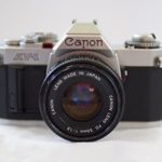 Canon AV-1 35mm SLR Camera with Canon FD 50mm 1:1.8 Lens