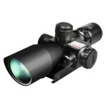 CVLIFE Hunting Rifle Scope 2.5-10x40e Red & Green Illuminated Gun Scopes with 20mm & 11mm Mount