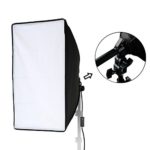 Lightdow 20×28(50x70cm) Studio Softbox Only(NO Light Stand), 9ft/2.8m Long Cable with E27 Screw Socket (Upgrade Version with Hand Grip & Spring Lock System)