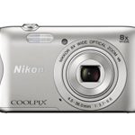 Nikon Coolpix A300 20 MP Point & Shoot Digital Camera, Silver
