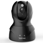 Wireless Security Camera with Two-way Audio – KAMTRON 1080P HD WiFi Security Surveillance IP Camera Home Baby Monitor with Motion Detection Night Vision, Black