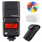 EACHSHOT Godox TT350S 2.4G HSS 1/8000s TTL GN36 Wireless Speedlite Flash for Sony Mirrorless DSLR A7 A7R A7S A7-II A7-III A7R-II A7R-III A7S-II A6300 A6000 with Color Filter