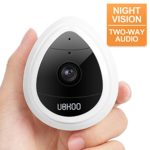 Wireless Security Camera, UOKOO 1280x720p Home Surveillance Wireless IP Camera with Night Vision/Two Way Audio White