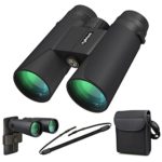 Kylietech 12×42 Binoculars for Adults, Compact HD Professional Binoculars for Bird Watching Travel Stargazing Hunting Concerts Sports-BAK4 Prism FMC Lens With Phone Mount Strap Carrying Bag