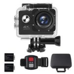 ALOFOX 4K Action Camera 16MP WiFi Waterproof Sports Camera 170 Degree Ultra Wide-Angle Len with SONY Sensor, 2.4G Remote, 30M Waterproof Case, 2 Pcs Rechargeable Batteries and Portable Package