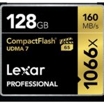 Lexar Professional 1066x 128GB VPG-65 CompactFlash card (Up to 160MB/s Read) LCF128CRBNA1066